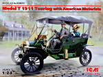 Ford T 1911 Touring with american motorists
