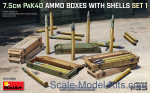 7.5cm PaK 40 Ammo Boxes with Shells (Set 1)