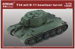 5M72009 T34 mit D-11 howitzer turret
