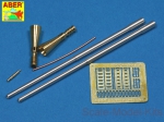ABR35-L100 Set of 5,5cm Rheinmetall Geraet 58 barrels for German E-50 Flakpanzer
