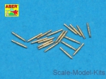 ABR350-L32 Set of 20 pcs 0,5in (12,7mm) Vickers Mk.III machine gun barrels for Royal Navy ships