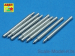 ABR350-L39 Set of 8 pcs 380mm short barrels for ships Richeulieu, Jean Bart