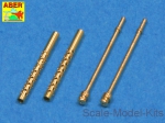 ABRA48-012 Set of 2 barrels for Japanese 7,7 mm Type 97 aircraft machine guns