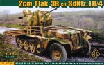 ACE72286 2cm Flak 38 sfl SdKfz.10/4