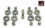 AR-AC7289 US HEMTT trucks wheels set with Michelin 16.00-20 tyres