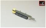 AR-ACA4801a AIM-9E Sidewinder + AERO 3B launcher with F-4 adapters (2pcs.)