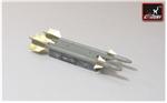 AR-ACA4801b AIM-9E Sidewinder + 2 x AERO 3B launchers with F-105 adapter (2pcs.)