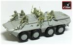 AR-F7204 Soviet-Russian APC riders (modern) 7 figures with PE weapons