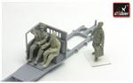 AR-F7209 Soviet officer and drivers (WWII) in the truck cab