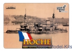 CG3524WL French Hoche Battleship, 1886 (Water Line version)