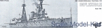 CG70250 HMS Inflexible Battlecruiser 1914