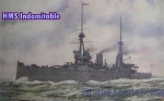 CG70251 HMS Indomitable Battlecruiser 1908