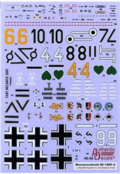 AD4836 WWII Luftwaffe Bf.109F-2 Luftwaffe Experts on the Eastern front