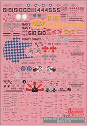 AD7221 Modern US NAVY Sikorsky SH-60F/H Ocean/Rescue Hawk, Pacific Flee