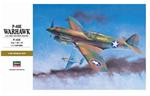 HA08879 P-40E Warhawk Texas Longhorn W/ Pilot Figure, Drop Tank & 500Lb