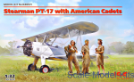 Stearman PT-17 with American Cadets