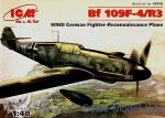ICM48106 Messerschmitt Bf-109F4/R3 WWII German fighter