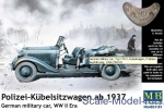 MB35101 Polizei-Kubelsitzwagen ab 1937. German military car