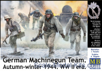 German Machinegun Team. Autumn-winter 1944. WW II era