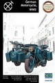 MB3528F WWII German motorcycle BMW R75 with PE parts
