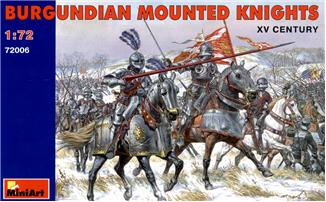 Burgundian mounted knights XV century