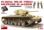 MA35100 Pz.Kpfw. Mk.III 749(e) VALENTINE III w/CREW