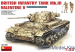 MA35106 British infantry tank Mk.3 Valentine V with crew