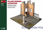 MA36028 Village diorama with fontaine