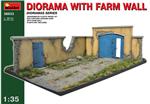 MA36033 Diorama with farm wall