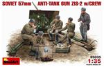 MA35035 ZIS-2 Soviet 57mm anti-tank gun with crew