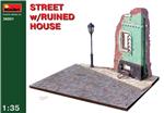 MA36001 Street with ruined house