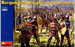 MA72001 Burgundian knights and archers XV century