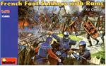 MA72003 French foot soldiers with rams XV century