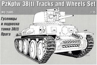 Pz.Kpfw 38(t) German tracks and wheels set