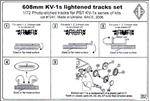 PE7241 KV-1s 608mm lightened tracks set. cat#7241