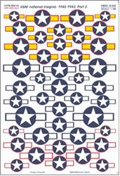 PRS003-48 VVS USAF national insignia 1942-1943, Part 2