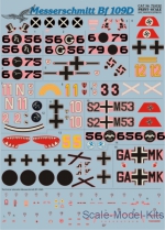 PRS72-032 Messerschmitt 109-D