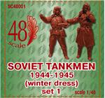 SC48001 Soviet tankmen, 1944-1945 (winter dress) set 1, resin