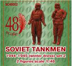 SC48002 Soviet tankmen, 1944-1945 (winter dress) set 2, resin