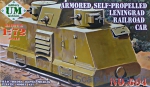 UMT604 Armored self-propelled Leningrad railroad car
