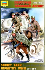 ZVE3544 WWII Soviet tank infantry