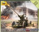 ZVE6115 Soviet 61-K 37mm anti-aircraft gun with crew