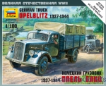 ZVE6126 German truck Opel Blitz 1937-1944, scale 1/100