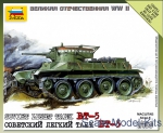 ZVE6129 BT-5 Soviet light tank, scale 1/100