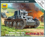 ZVE6130 German light tank Pz.Kpfw.38(t), scale 1/100