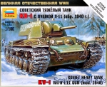 ZVE6141 Soviet heavy tank KV-1 mod. 1940, scale 1/100