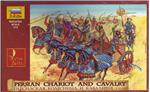 ZVE8008 Persian chariot and cavalry, IV B. C.