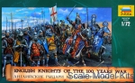 ZVE8044 English knights. 100 Years War, XIV-XV A.D.
