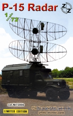 ZZ72006 P-15 Soviet radar vehicle, plastic/resin/pe