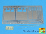 ABR16-051 Rear fenders for Tiger I, Ausf.E, late version, for Hobby Boss